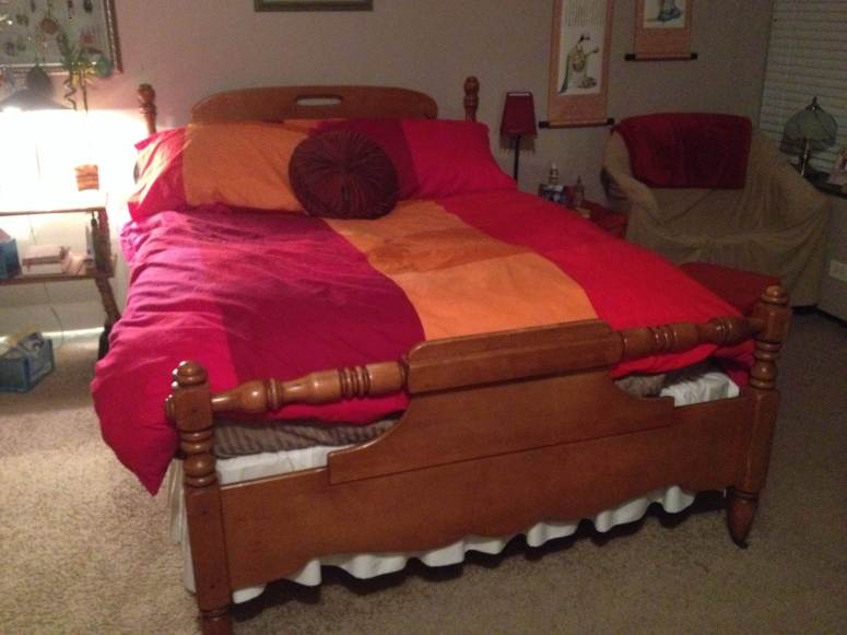My old bed in Chicago